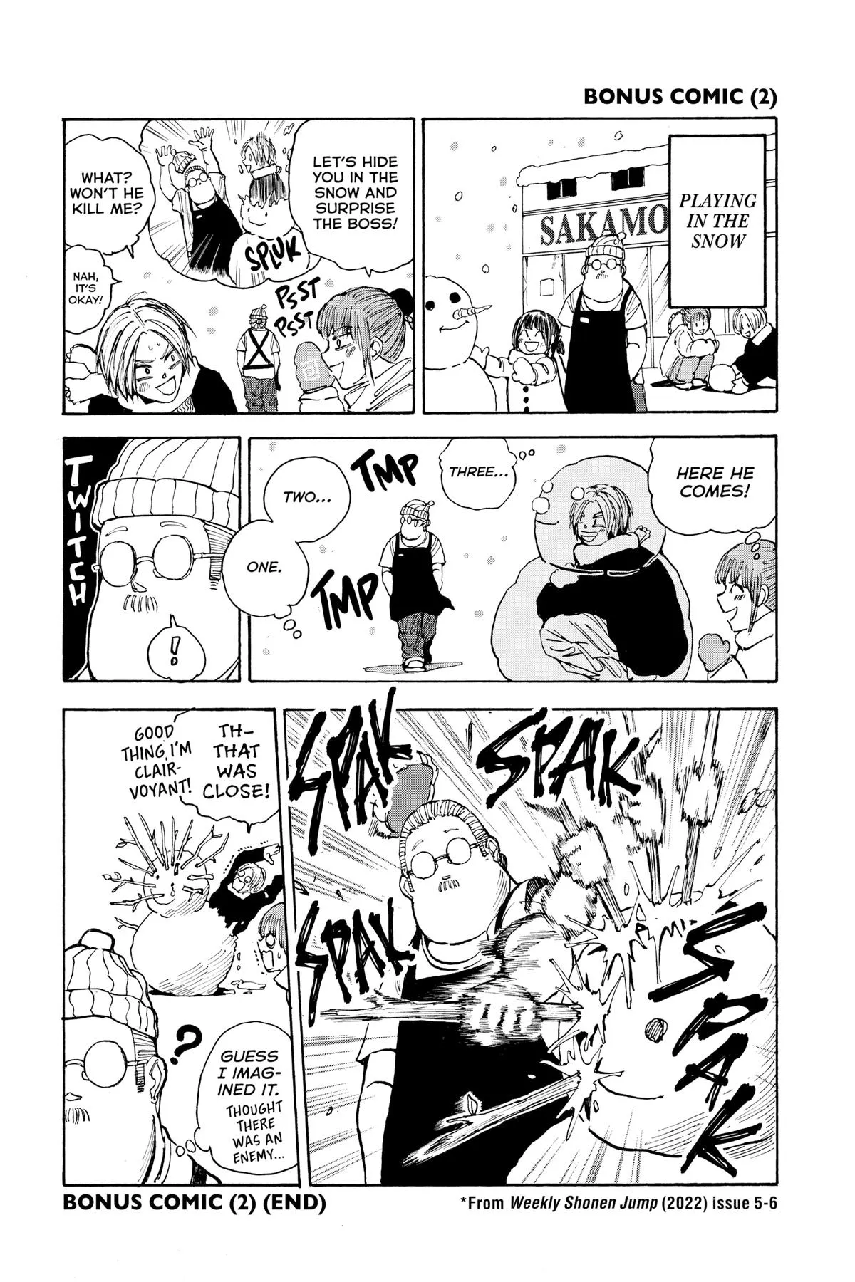 Sakamoto fight scene Chapter 97