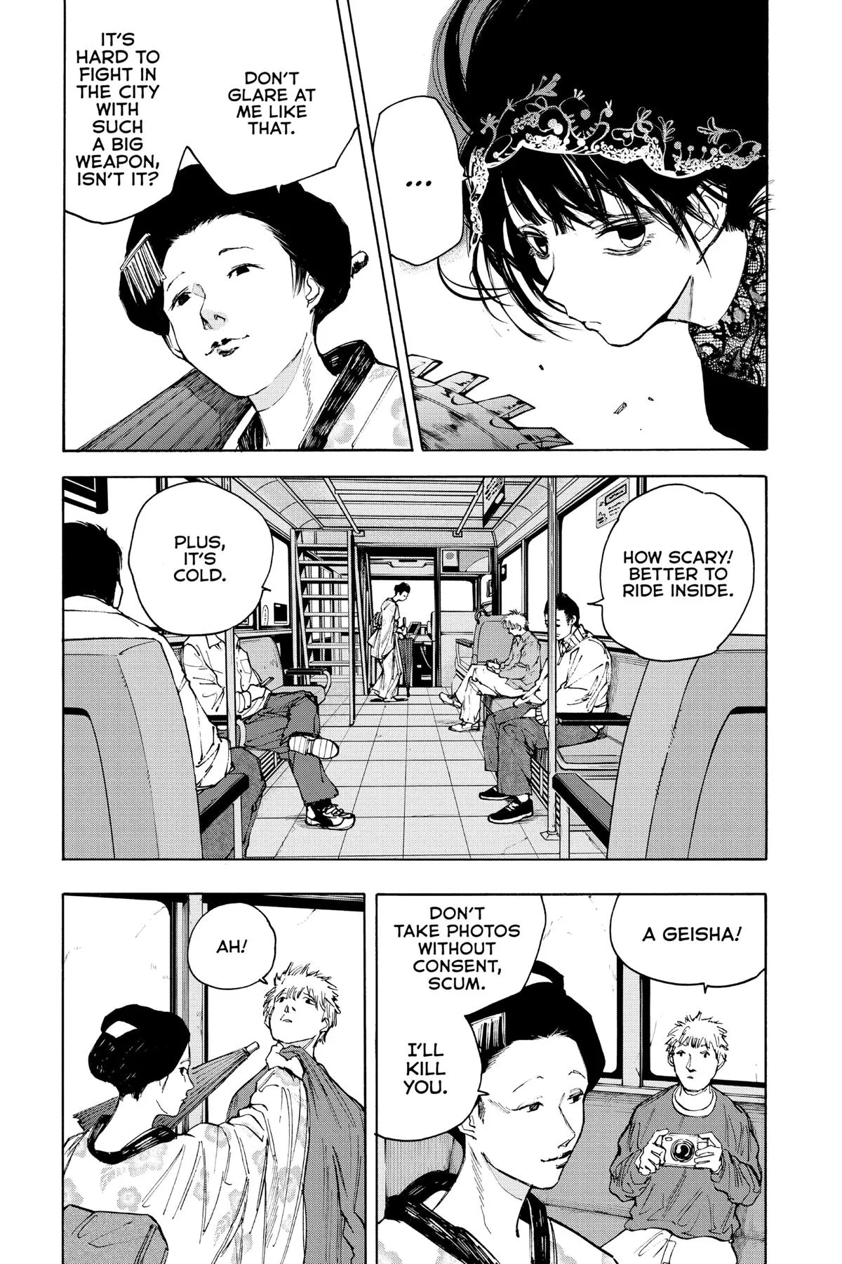 Sakamoto fight scene Chapter 98