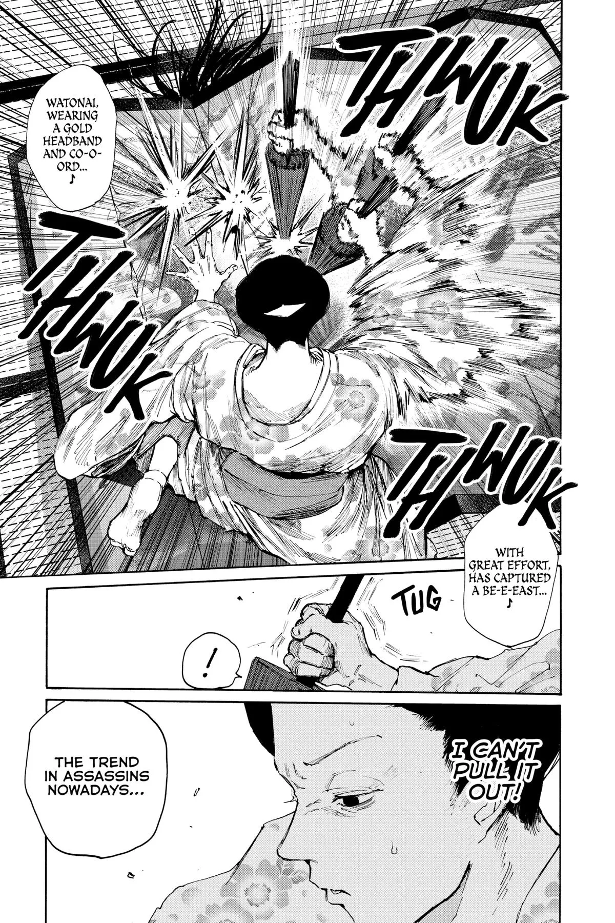 Sakamoto fight scene Chapter 98